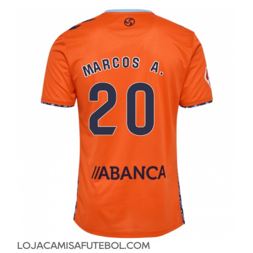 Camisa de Futebol Celta Vigo Marcos Alonso #20 Equipamento Alternativo 2024-25 Manga Curta